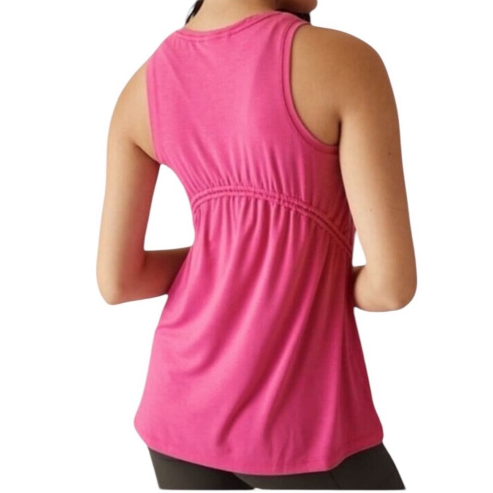 NWOT ATHLETA Air Out Cinch Tank in Pink Size XS MSRP $55 - Picture 3 of 12